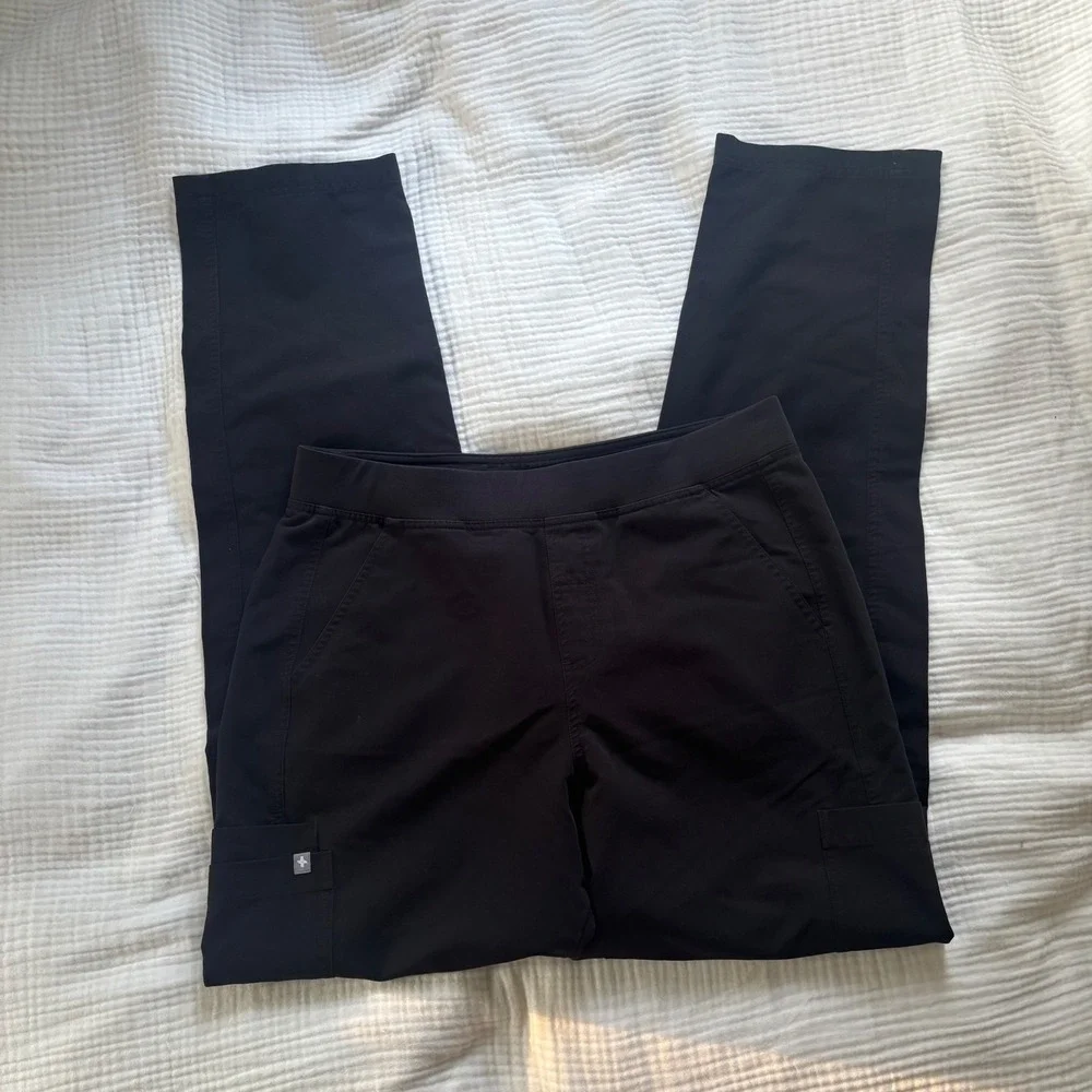 Figs Technical Collection Mens Large Tall Scrub Pants Black T2001T LT